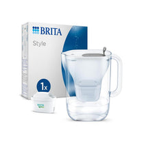 Brita Style Cool Water Filter Jug 2.4 Litres With 1 MAXTRA PRO Cartridge Grey