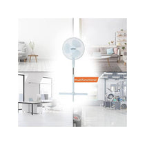 Cooltone 16 Inch Pedestal Fan 3 Speed Control White