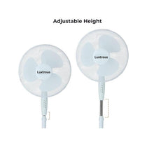 Cooltone 16 Inch Pedestal Fan 3 Speed Control White