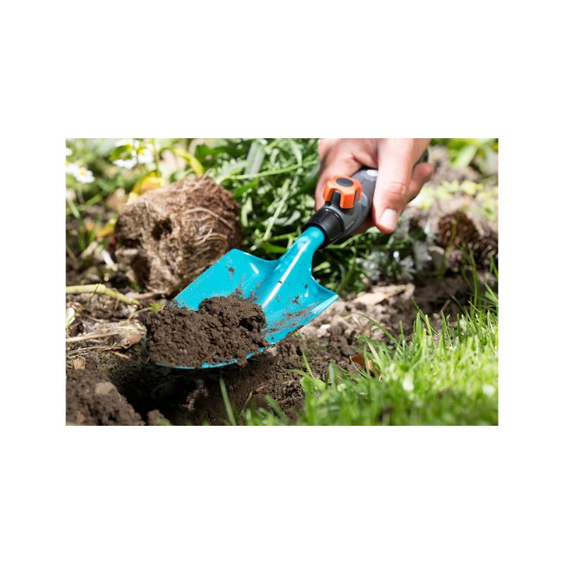 Gardena Combisystem Hand Trowel Garden Spade For Planting And Transplanting Work 8.5cm Blue/Black Secondary image