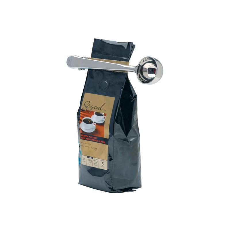 La Cafetiere Coffee Measuring Spoon And Bag Clip Stainless Steel Silver Secondary image