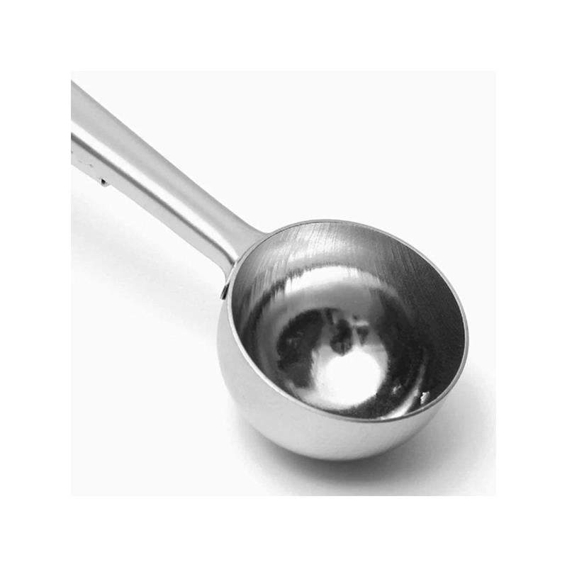 La Cafetiere Coffee Measuring Spoon And Bag Clip Stainless Steel Silver