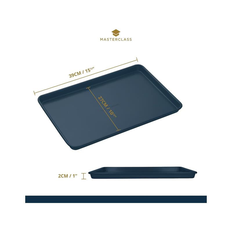 MasterClass Non-Stick Loaf Pan Tin 900g/2lb With PTFE PFOA And BPA Free Robust 1mm Thick Carbon Steel Grey