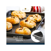 MasterClass Non-Stick Loaf Pan Tin 900g/2lb With PTFE PFOA And BPA Free Robust 1mm Thick Carbon Steel Grey