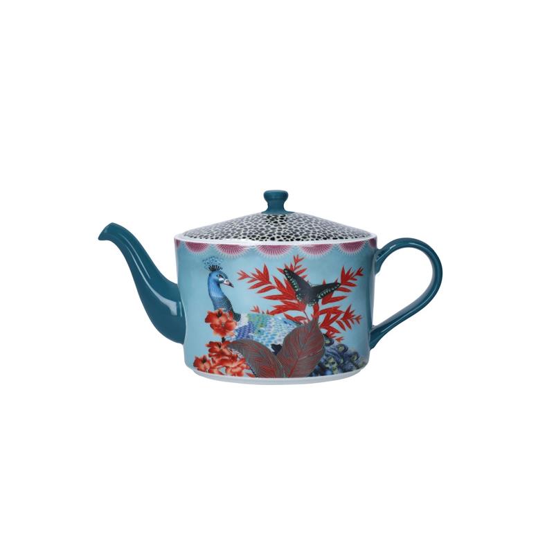 Mikasa x Sarah Arnett Porcelain Teapot 1100ml Blue