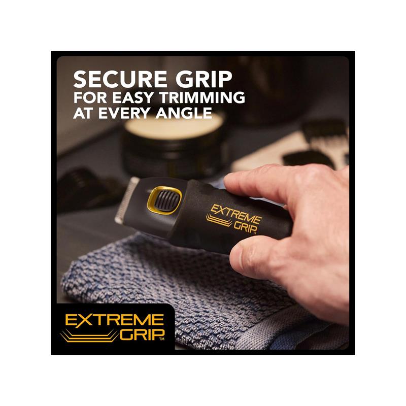 Wahl Extreme Grip 7-In-1 Multigroomer Nose Hair Beard Trimmer Body Trimming & Grooming Set - Black