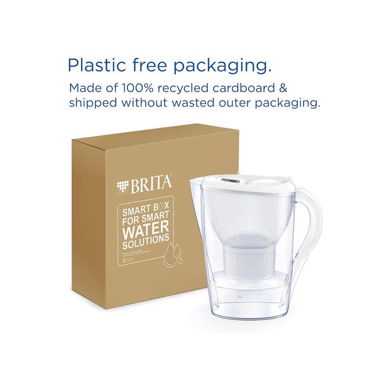Brita Marella Cool Water Filter Jug 2.4 Litres With 1 MAXTRA PRO Cartridge White
