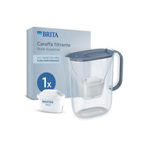 Brita Style Essential Water Filter Jug 2.4 Litre With 1 Cartridge Blue