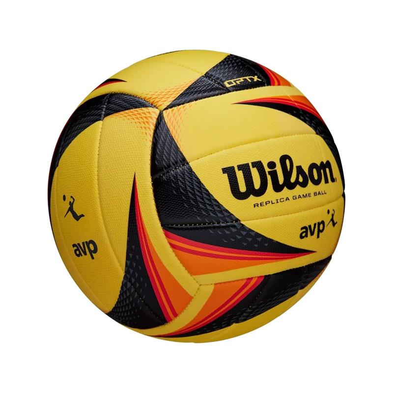 Wilson OPTX Replica AVP Volleyball Official Size Yellow/Black Secondary image