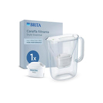 Brita Style Essential Water Filter Jug 2.4 Litre With 1 Cartridge White