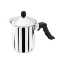 Judge Coffee Milk Frother/Sauce Pot Jug 800ml Polished Stainless Steel Stay Cool Handle Silver