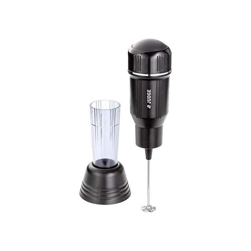 Judge Kitchen Cordless Milk Frother With Drip Stand Stainless Steel Black Main image