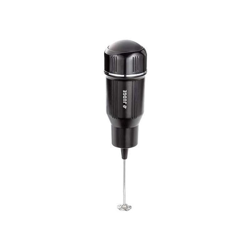 Judge Kitchen Cordless Milk Frother With Drip Stand Stainless Steel Black
