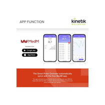 Kinetik Wellbeing Smart Ear And Forehead Bluetooth Thermometer White