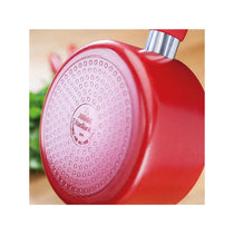 Judge Radiant Non-Stick Saucepan 18cm/1.6 Litre Aluminium Stainless Steel Red