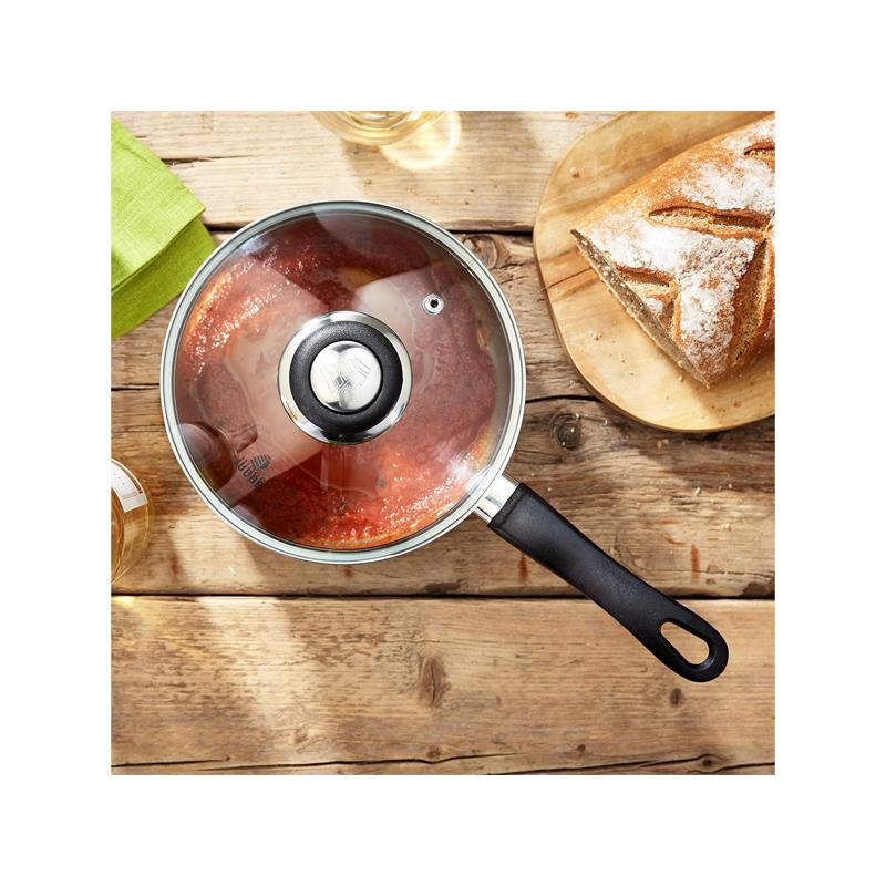 Judge Vista 20cm Saucepan Polished Stainless Steel 2.1 Litres Large Pan Silver