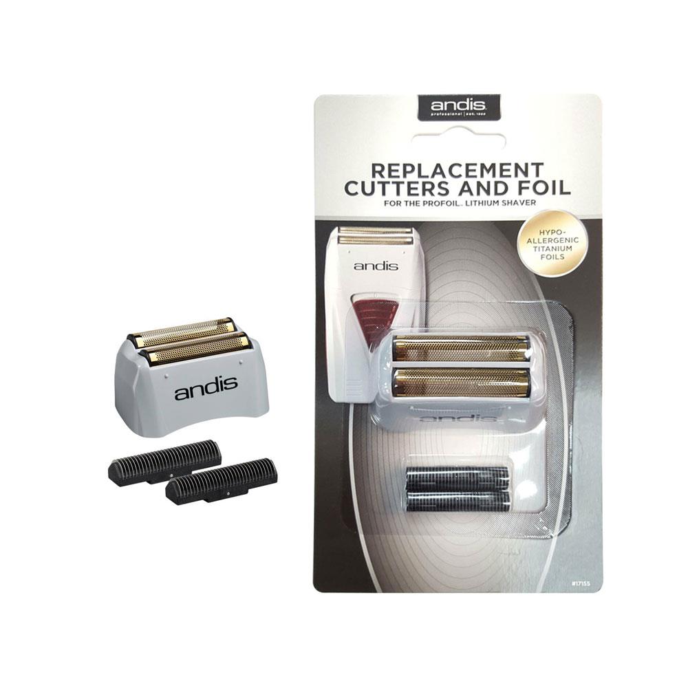 Andis TS-1 Profoil Titanium Foil Shave Replacement Foil & Cutter Set