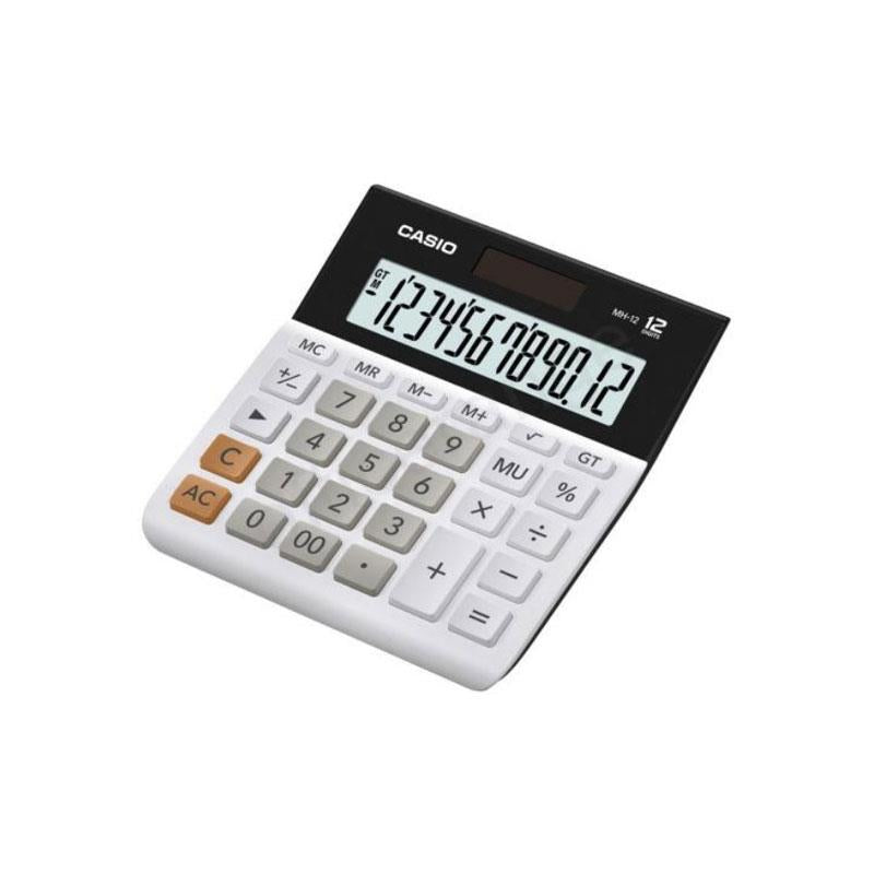 Casio Wide 12 Digit Calculator White Main image