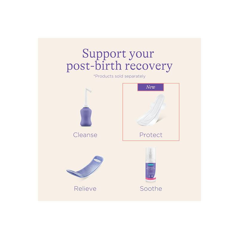 Lansinoh Maternity Pads After Birth Extra Absorbent With Wings 0-2 Weeks Post Birth 10 Pack