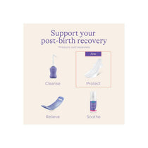 Lansinoh Maternity Pads After Birth Extra Absorbent With Wings 0-2 Weeks Post Birth 10 Pack