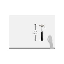 Stanley ST1.1/2 Steelmaster Claw Hammer 450g (16oz) Rubber Alloy Steel Silver/Black