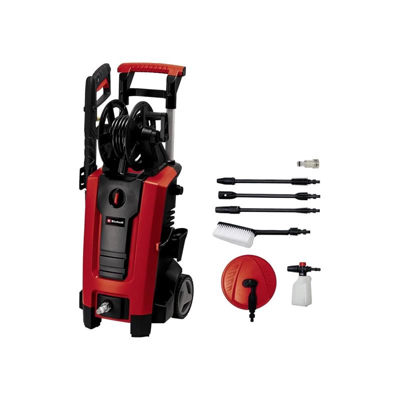Einhell HP 140 High Pressure Washer Cleaner 1900W 140 Bar 350 L/H Jet-Wash Kit With 5M High-Pressure Hose Gun Lance Various Cleaning Nozzles Brushes And Spray Containers Red/Black Main image