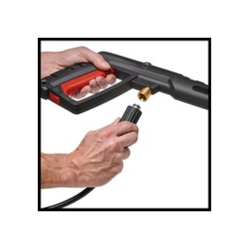 Einhell HP 140 High Pressure Washer Cleaner 1900W 140 Bar 350 L/H Jet-Wash Kit With 5M High-Pressure Hose Gun Lance Various Cleaning Nozzles Brushes And Spray Containers Red/Black