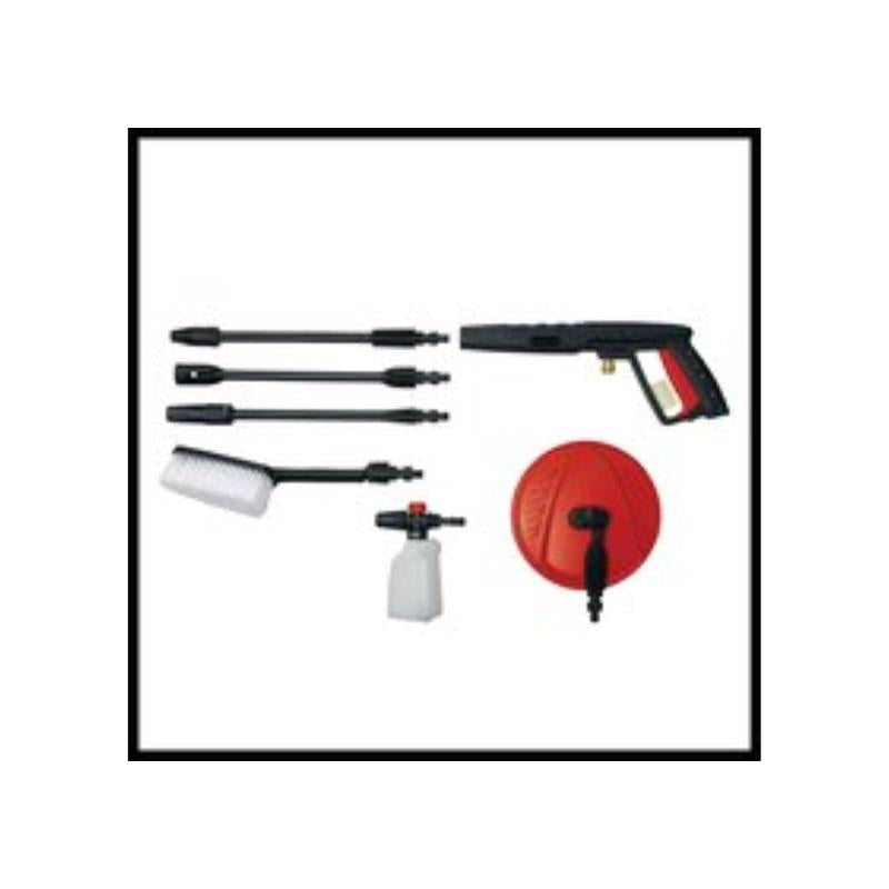 Einhell HP 140 High Pressure Washer Cleaner 1900W 140 Bar 350 L/H Jet-Wash Kit With 5M High-Pressure Hose Gun Lance Various Cleaning Nozzles Brushes And Spray Containers Red/Black