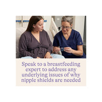 Lansinoh Contact Nipple Shields With Protective Case 20mm 2 Pack Transparent