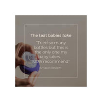 Lansinoh Feeding Bottle Starter Set Anti Colic Teat 160ml & 240ml Feeding Bottles 3 Naturalwave Silicone Teats Purple