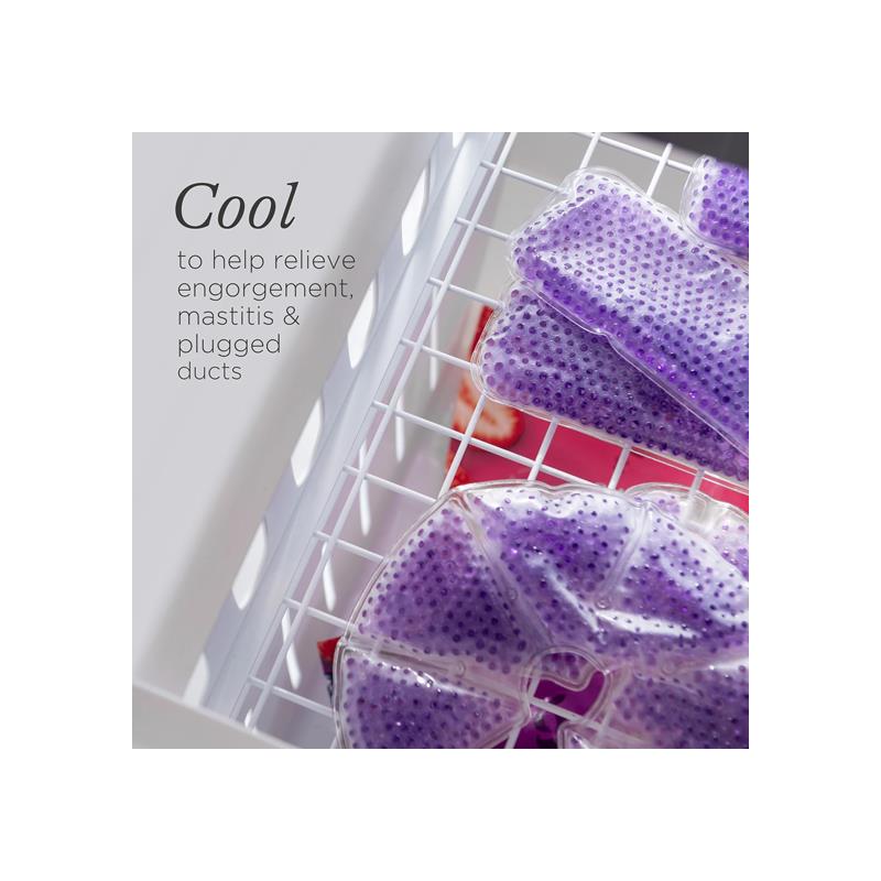 Lansinoh Hot And Cold Breast Therapy Gel Pads 2 Pack With Soft Covers