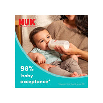NUK Perfect Match Baby Bottle 150ml Anti Colic Feeding Bottle Temperature Control Indicator 0+ Months Monkey