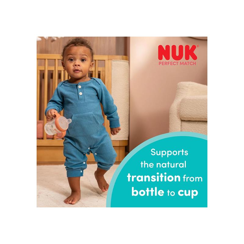 NUK Perfect Match Learner Bottle 150ml Leak Proof Sippy Cup Toddler Bottle Anti-Slip Handles 6+ Months Minnie Mouse Secondary image