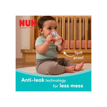 NUK Perfect Match Learner Bottle 150ml Leak Proof Sippy Cup Toddler Bottle Anti-Slip Handles 6+ Months Winnie The Pooh