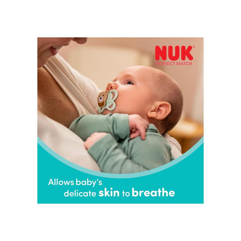 NUK Perfect Match Newborn Baby Bottles And Dummy Gift Set 3 x Anti-Colic Feeding Bottles  (150ml, 260ml) 1 x Perfect Match Air Dummy 0-6 Months Disney Winnie The Pooh