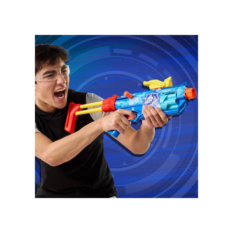 Nerf Loadout FrostFusion Blaster And 30 N1 Darts 4 Interchangeable Attachment Accessories Toys Multicolour
