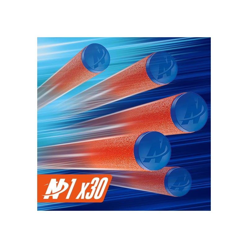 Nerf Loadout FrostFusion Blaster And 30 N1 Darts 4 Interchangeable Attachment Accessories Toys Multicolour