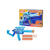 Nerf Loadout FrostFusion Blaster And 30 N1 Darts 4 Interchangeable Attachment Accessories Toys Multicolour