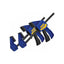 Irwin Quick-Grip One-Handed Mini Bar Clamp 300mm/12 Inch Twin Pack Carbon Steel Blue