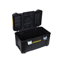 Stanley Essential Rolling Workshop Toolbox 3-In1 Stackable Units With Metal Latches Black And Yellow