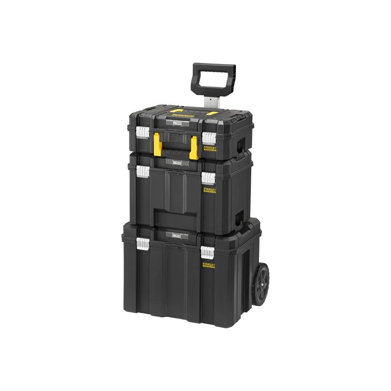 Stanley FatMax PRO-STACK 3 Module Mobile Storage Tower Black And Yellow