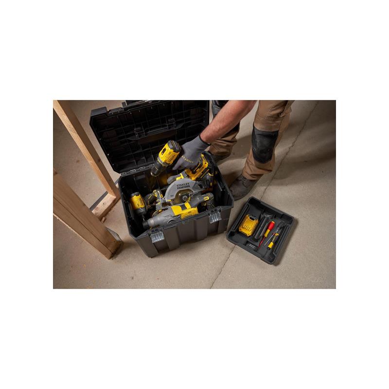 Stanley FatMax PRO-STACK 3 Module Mobile Storage Tower Black And Yellow
