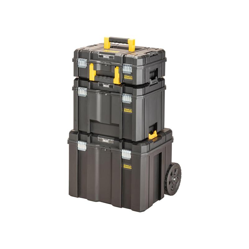 Stanley FatMax PRO-STACK 3 Module Mobile Storage Tower Black And Yellow