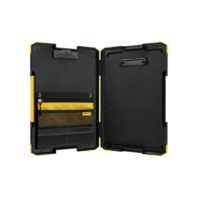 Stanley FatMax PRO-STACK Clipboard With LED Light And Soft Pouch Black And Yellow