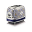 Ariete 2 Slice Toaster Wide Slots 6 Burning Levels Defrosting Heating Auto Eject Crumb Tray Stainless Steel 815W Capri