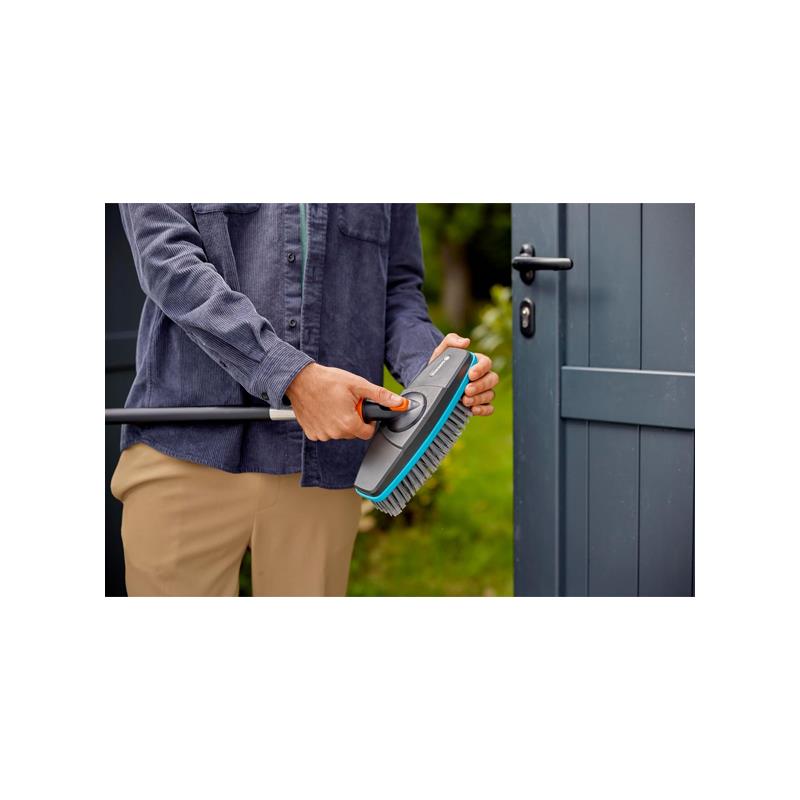 Gardena Cleansystem Handle Brush Soft Cleaning Brush For Larger Delicate Surfaces Multicolour Secondary image