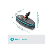 Gardena Cleansystem Handle Brush Soft Cleaning Brush For Larger Delicate Surfaces Multicolour