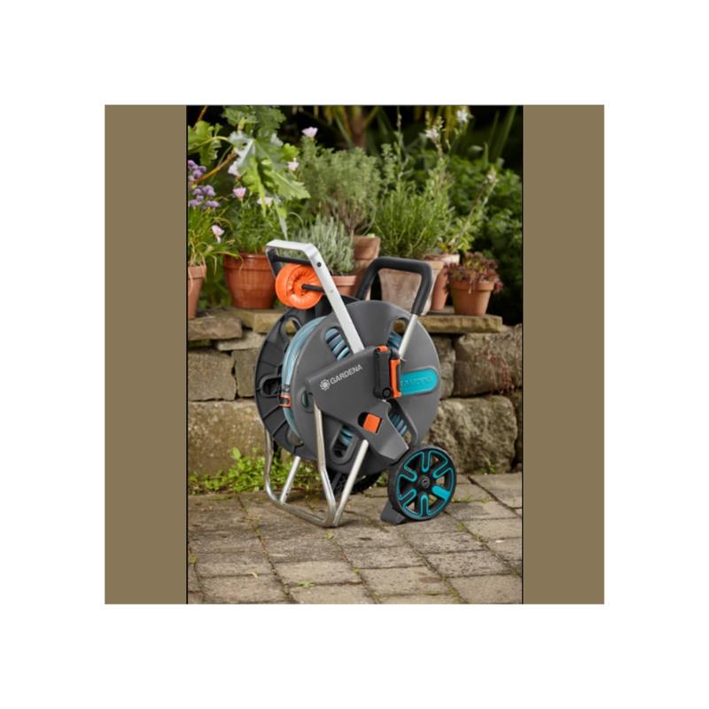 Gardena CleverRoll L Easy Hose Trolley With Up To 100m Capacity Multicolour Secondary image
