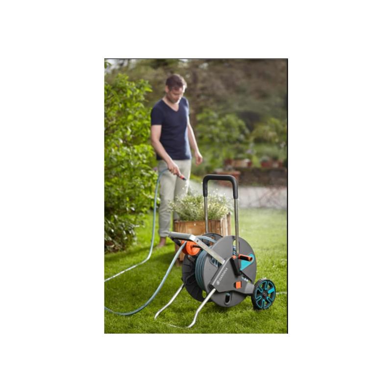Gardena CleverRoll L Easy Hose Trolley With Up To 100m Capacity Multicolour
