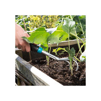 Gardena Comfort Hand Grubber Ergonomic Soil Aerator Tool Metal Black/Blue
